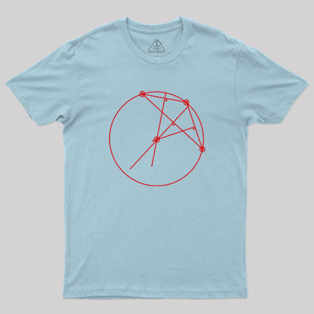 A Circle Completely Surrounding The Upside Down Geek T-Shirt