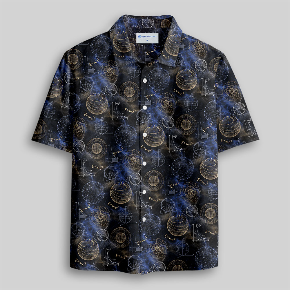 Quantum Cosmo Button Up Pocket Shirt