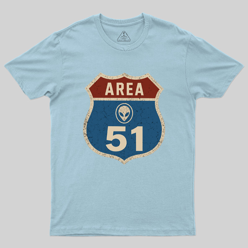 Secret Desert Alien Outpost Geek T-Shirt