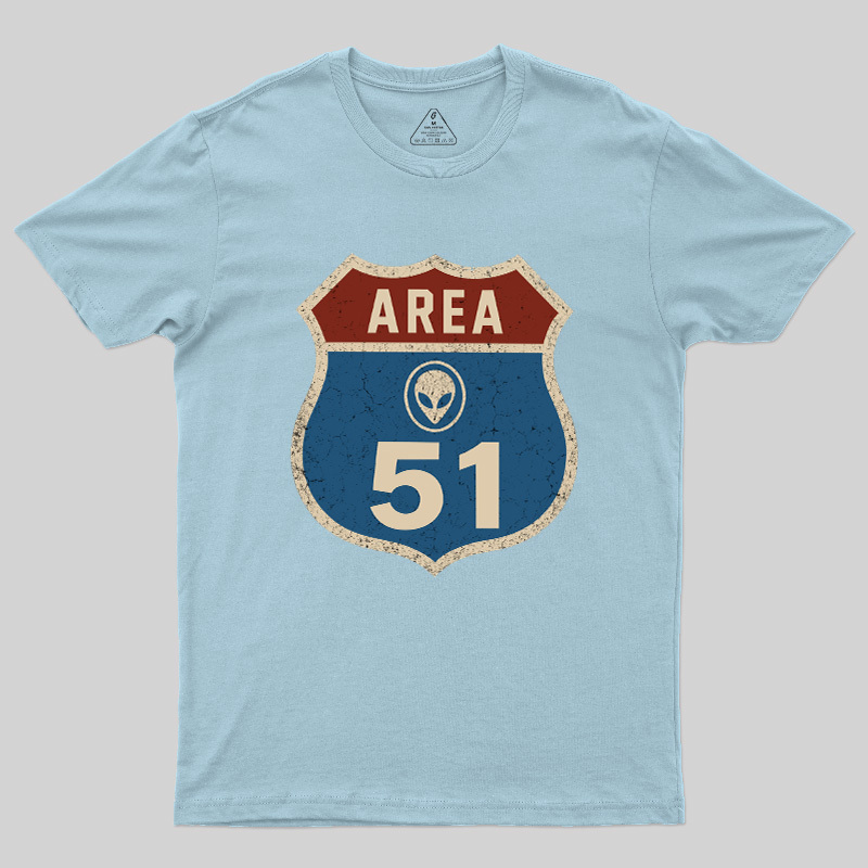 Secret Desert Alien Outpost Geek T-Shirt