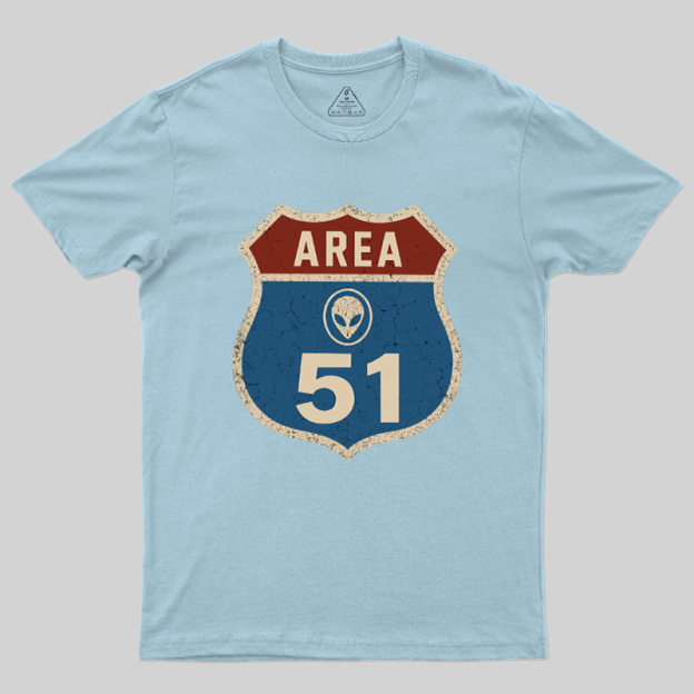 Secret Desert Alien Outpost Geek T-Shirt