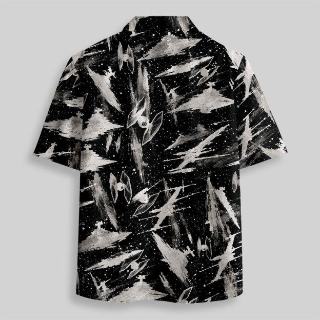 Voidfleet Brushstorm Button Up Pocket Shirt