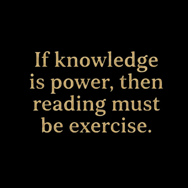 Reading is Exercise Geek T-Shirt
