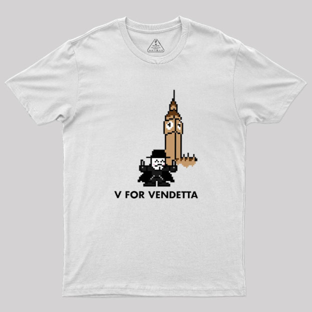 8-Bit V Geek T-Shirt