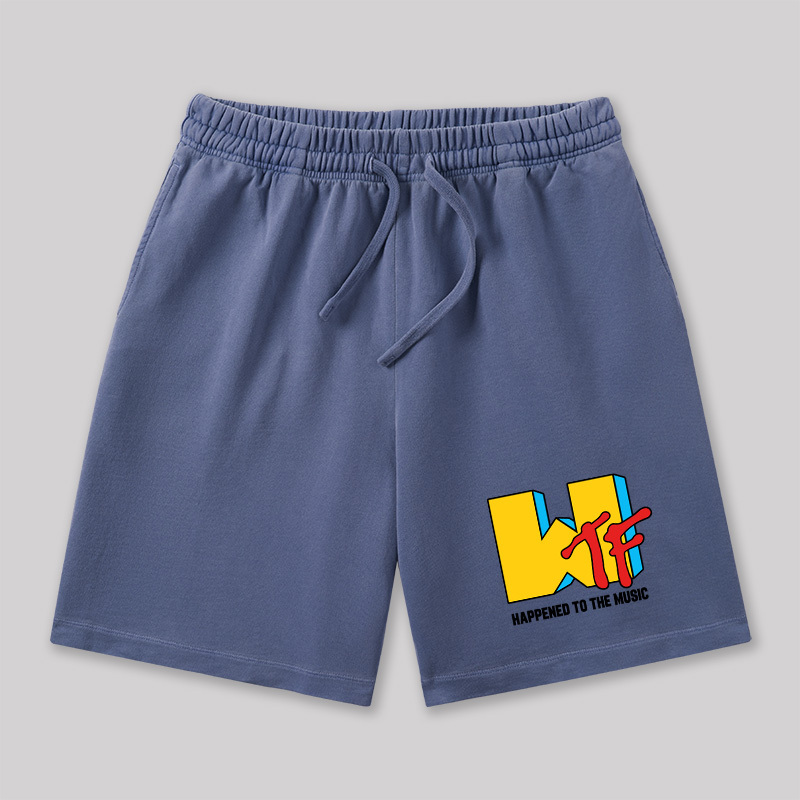 WTF Happened To The Music Geeky Washed Shorts