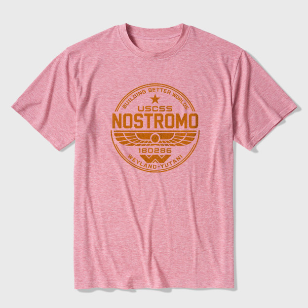 Retro USCSS Nostromo Ultra Soft Heather Tee