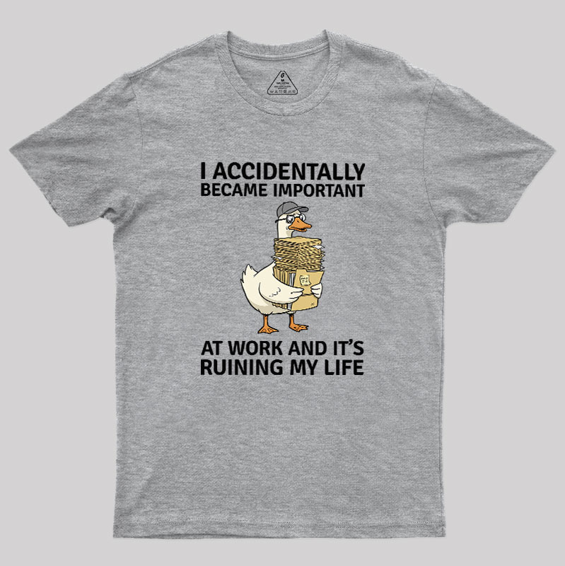 Overwhelmed Duck Geek T-Shirt
