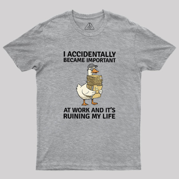 Overwhelmed Duck Geek T-Shirt