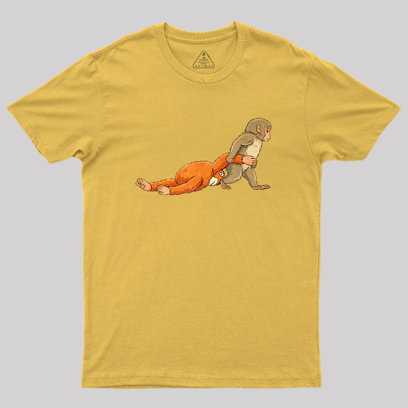 Lonely Punch Monkey Geek T-Shirt