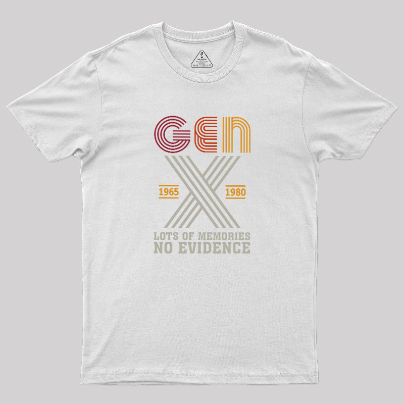 Genx Lots of Memories Geek T-Shirt