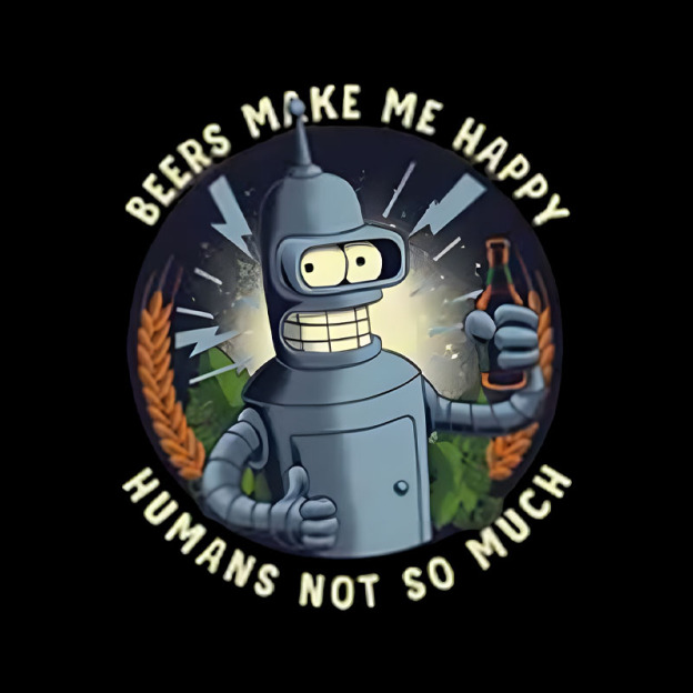 Beers Make Me Happy Geek T-Shirt