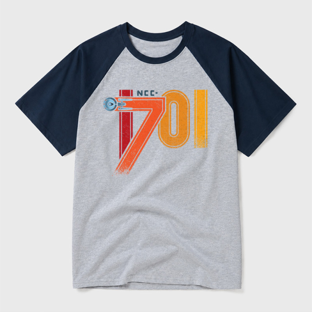 1701 Geek Retro Raglan T-Shirt