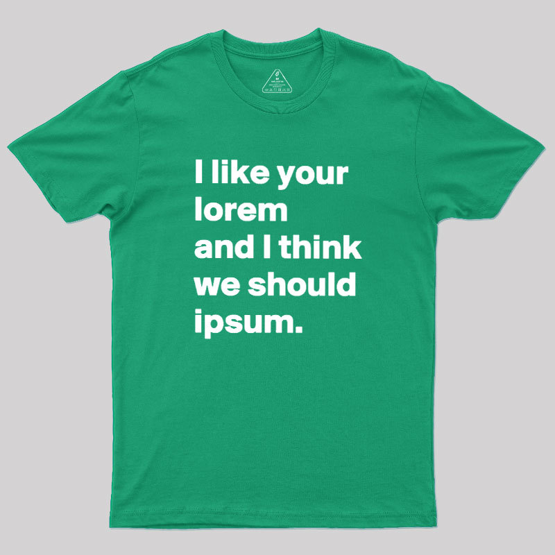 Lorem & Ipsum Geek T-Shirt