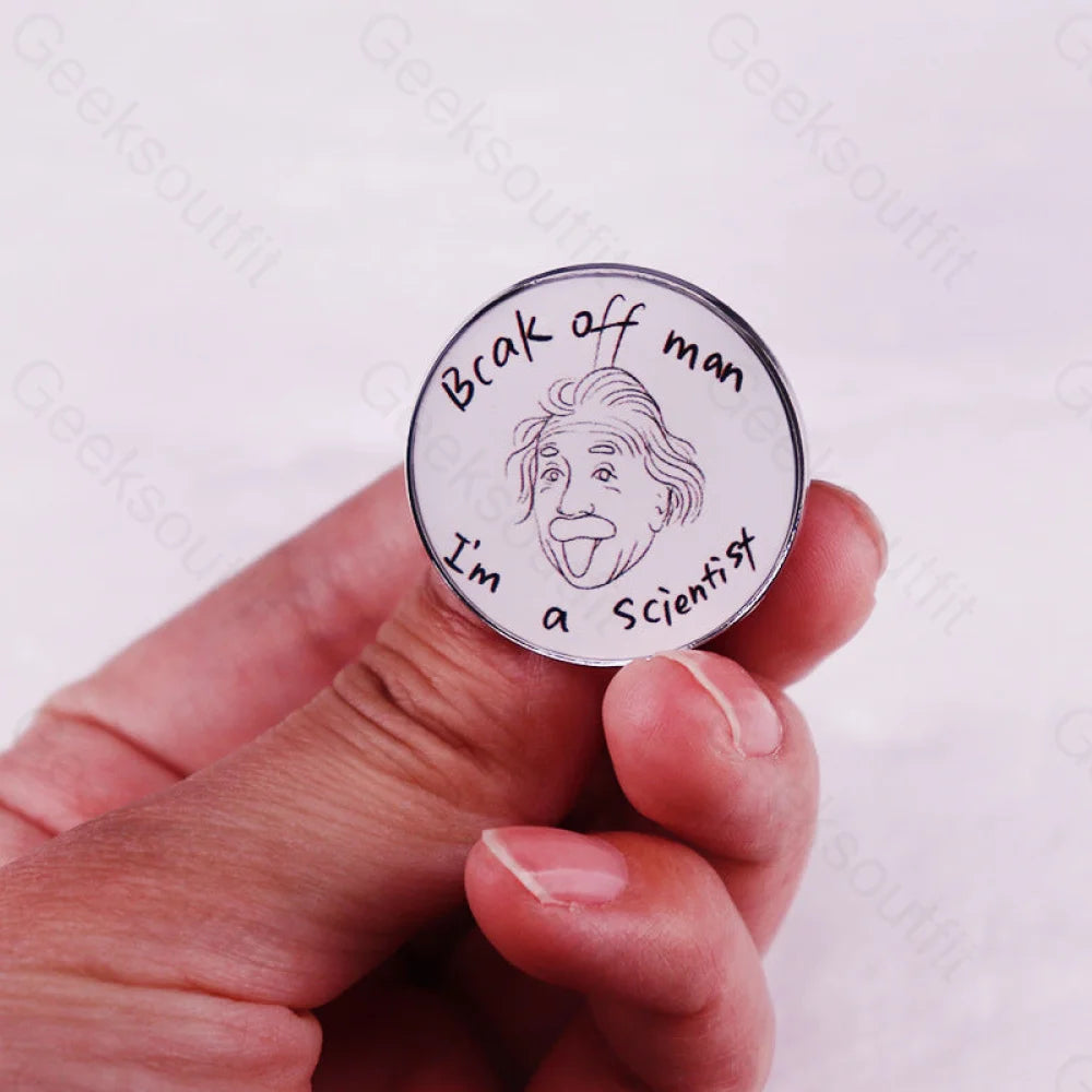 Back Off Man I’m A Scientist Pins
