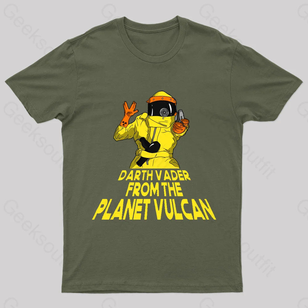 Back To The Future Geek T-Shirt Army Green / S