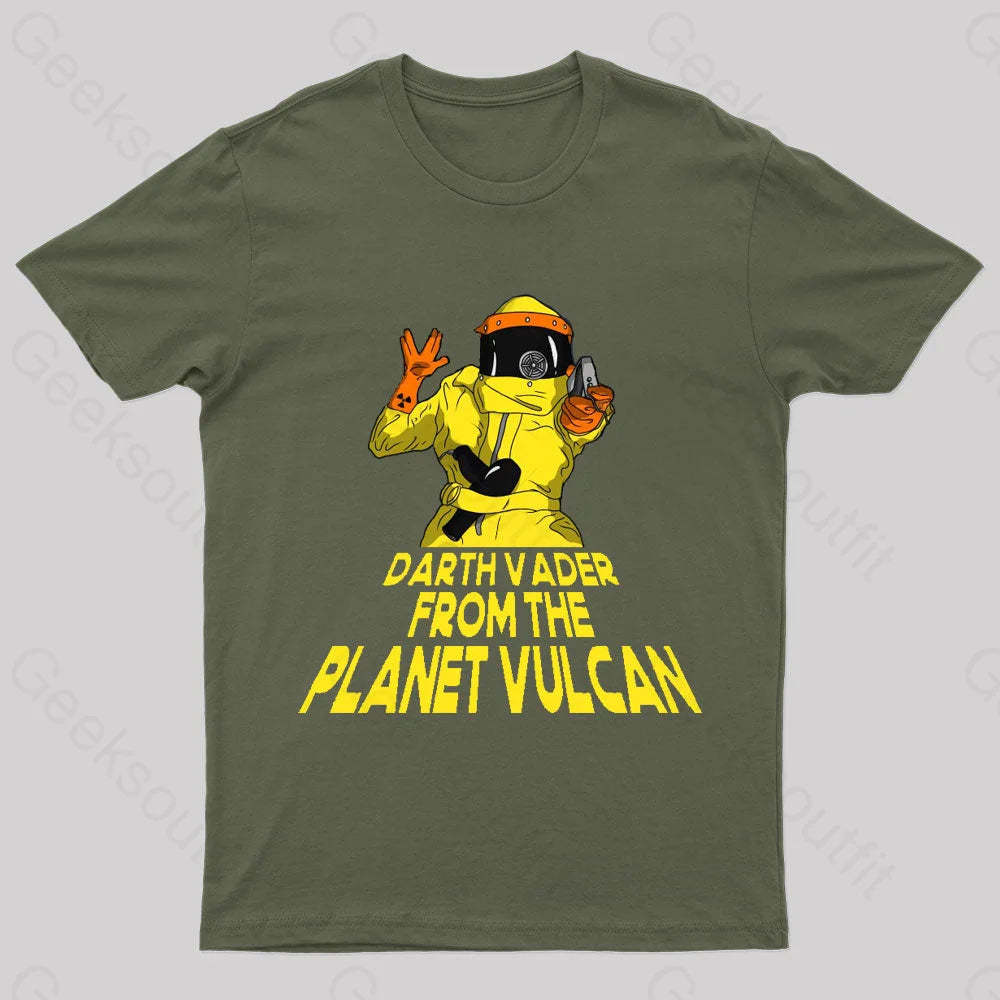 Back To The Future Geek T-Shirt Army Green / S