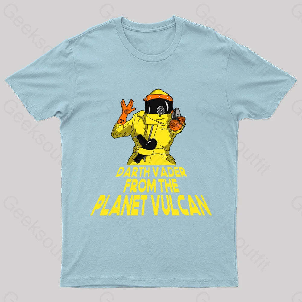 Back To The Future Geek T-Shirt Light Blue / S
