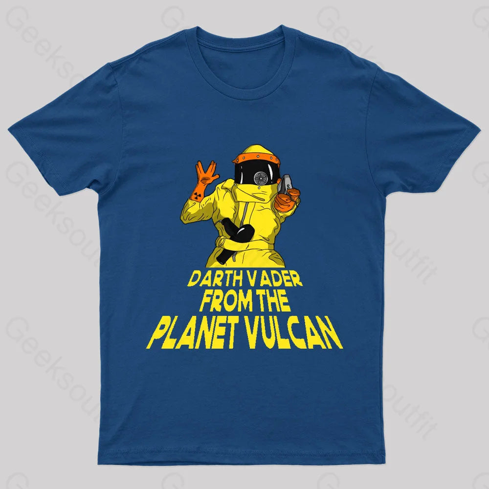 Back To The Future Geek T-Shirt Navy / S