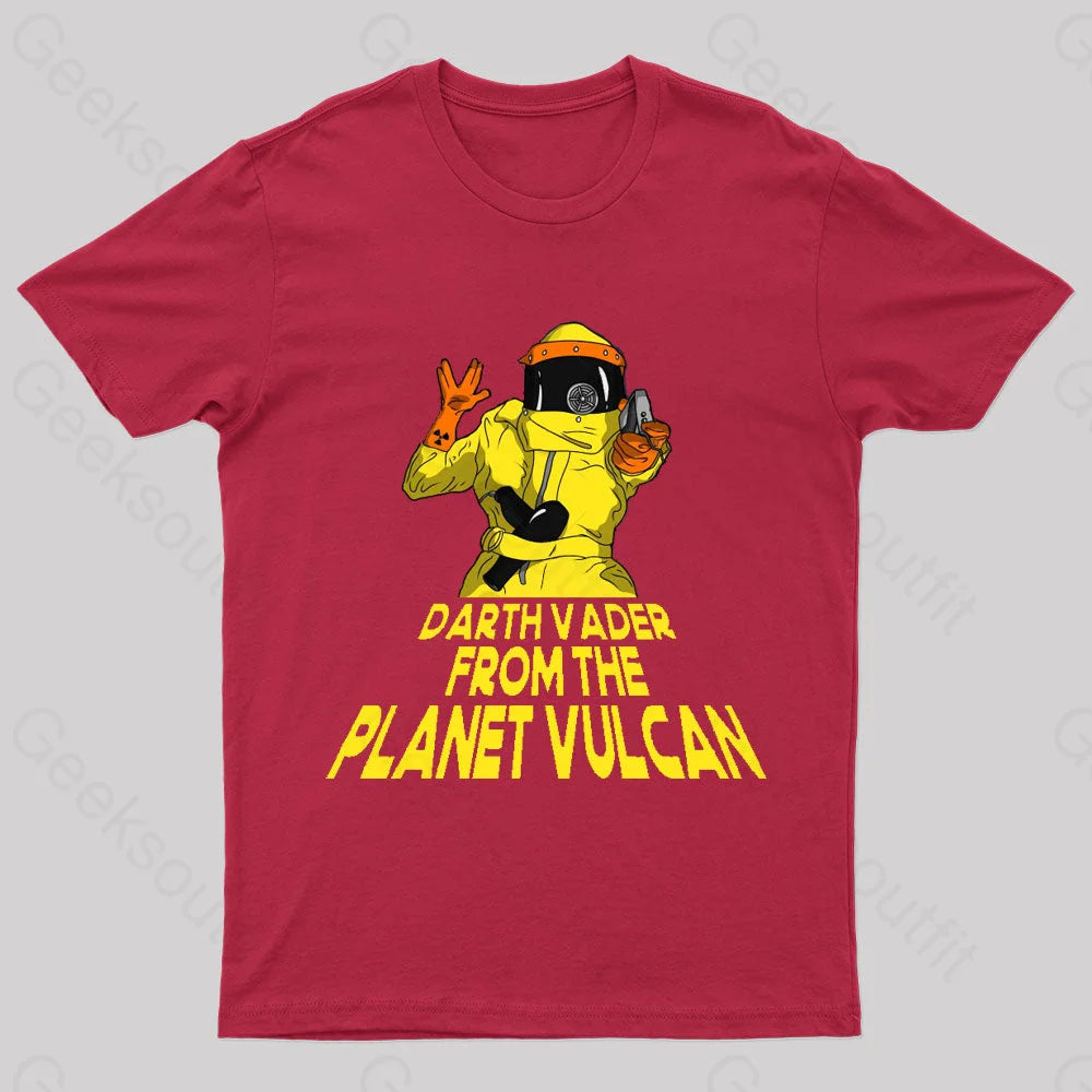 Back To The Future Geek T-Shirt Red / S