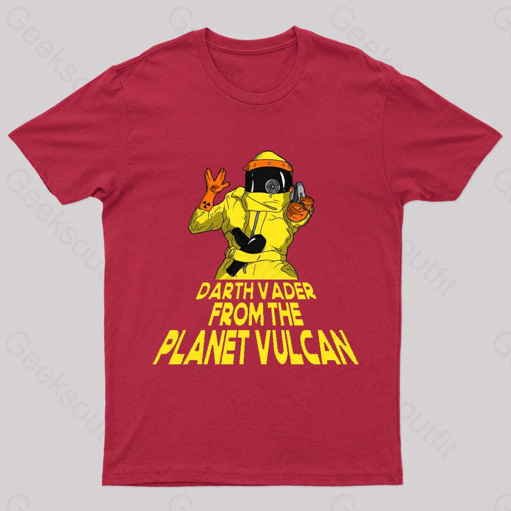 Back To The Future Geek T-Shirt Red / S