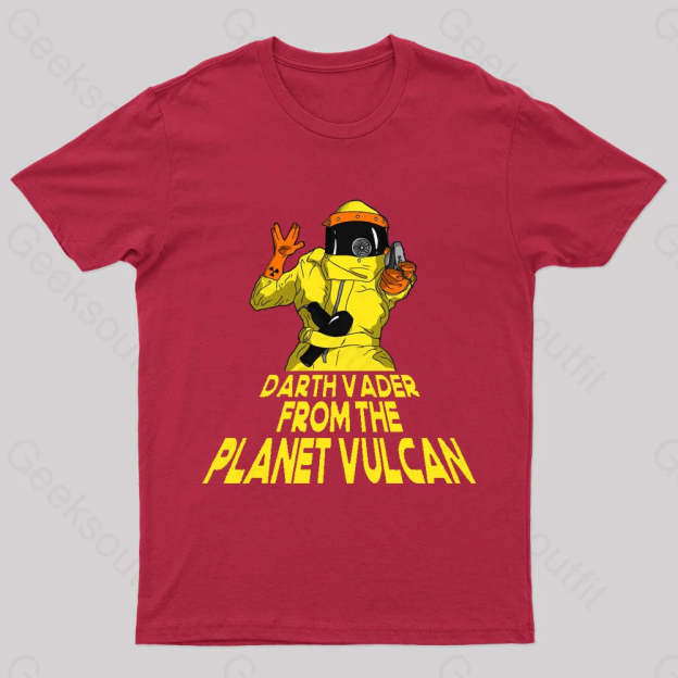 Back To The Future Geek T-Shirt Red / S