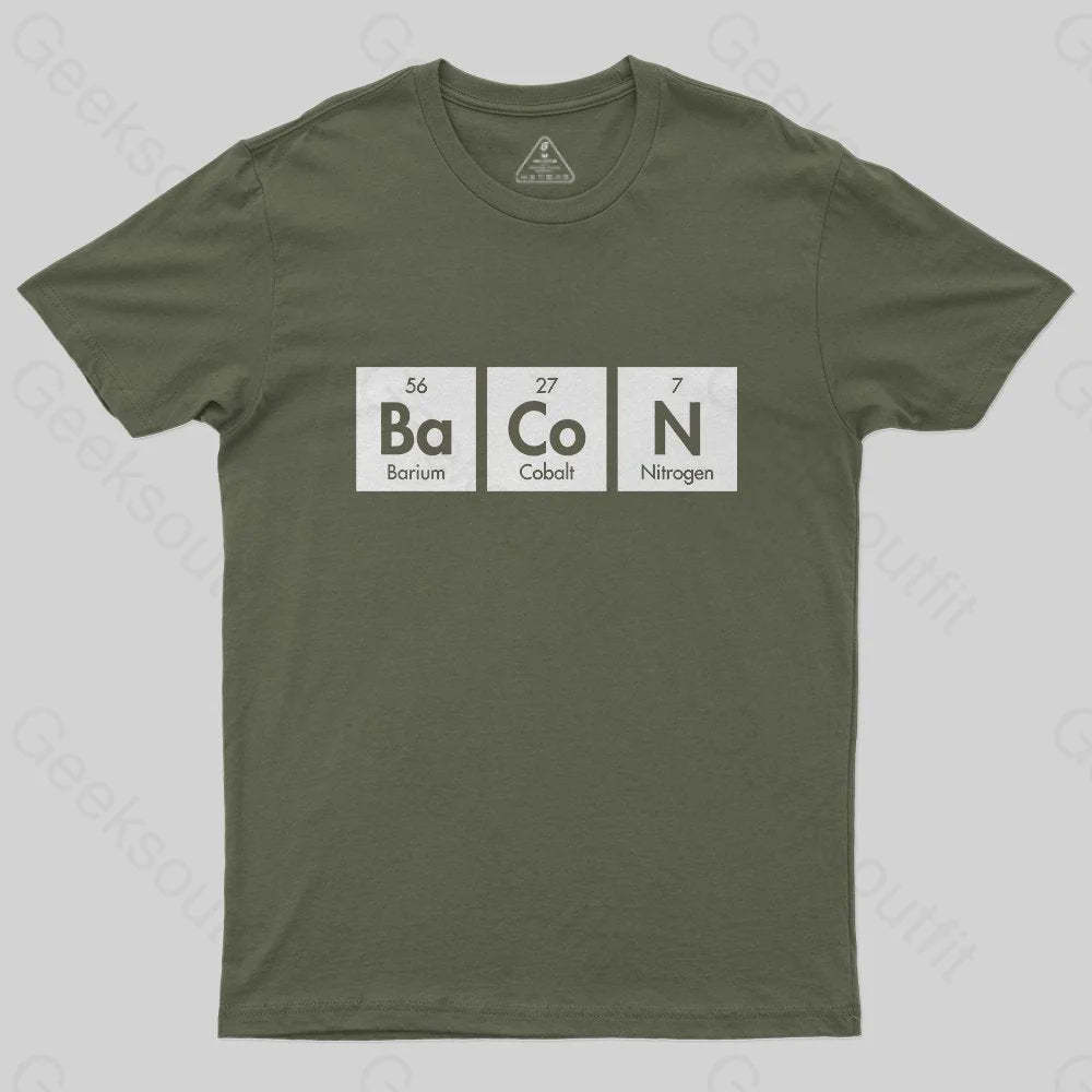 Bacon Elements T-Shirt - Geeksoutfit