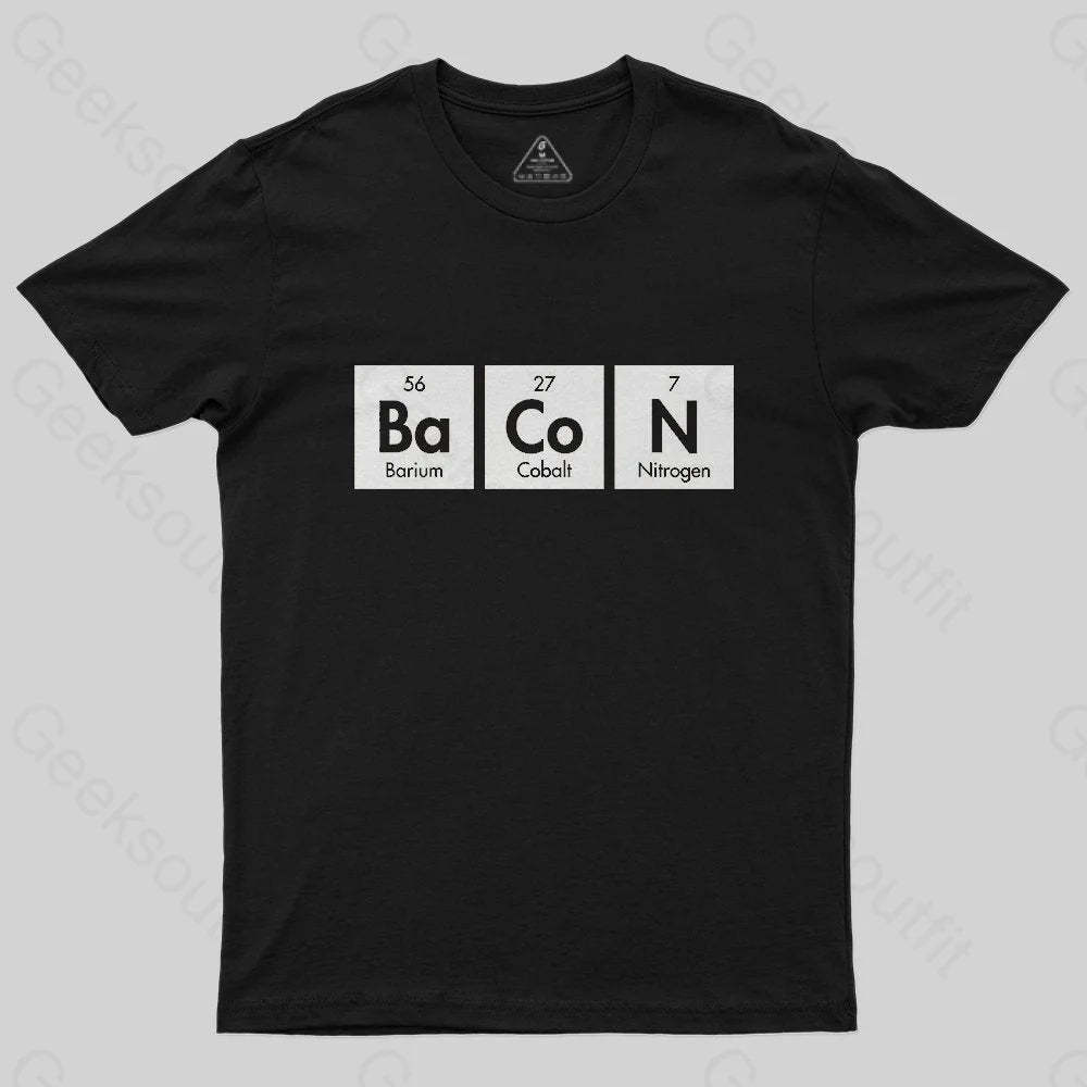 Bacon Elements T-Shirt - Geeksoutfit