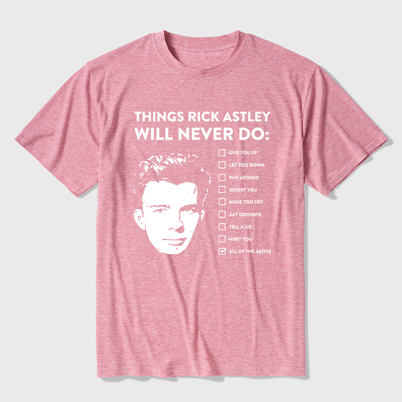 Classic Pop Commitment Checklist Ultra Soft Heather Tee