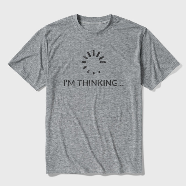 I'm Thinking Ultra Soft Heather Tee