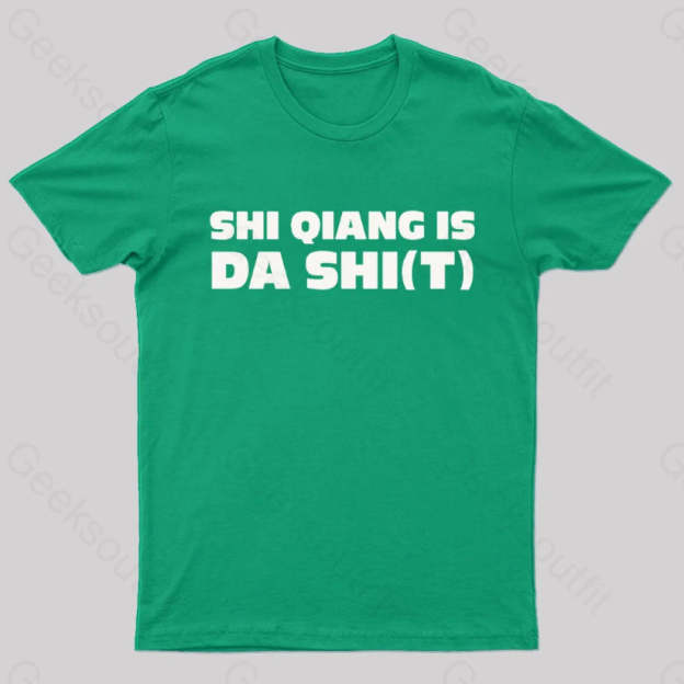 Badass Detective Nerd T-Shirt Green / S