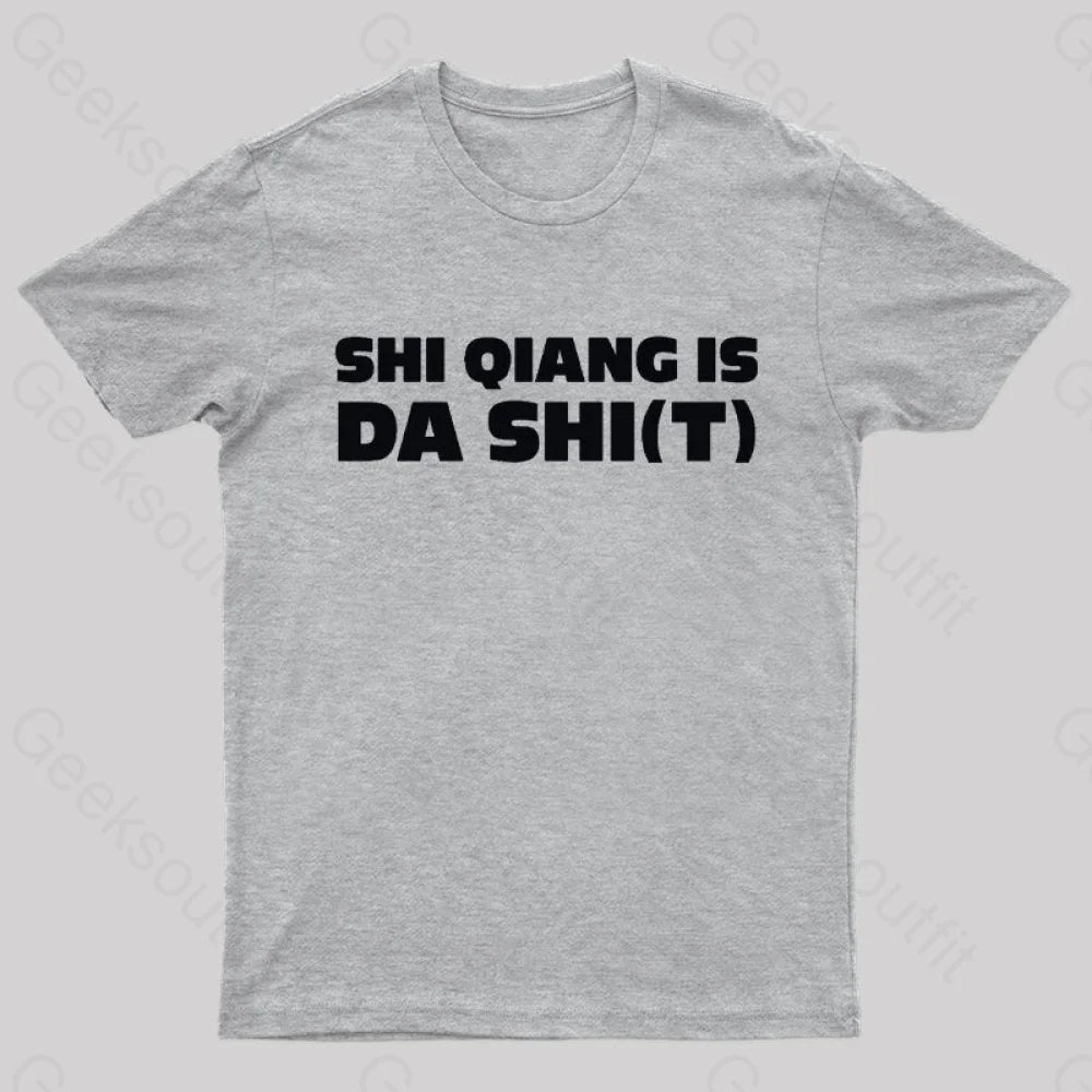 Badass Detective Nerd T-Shirt Grey / S