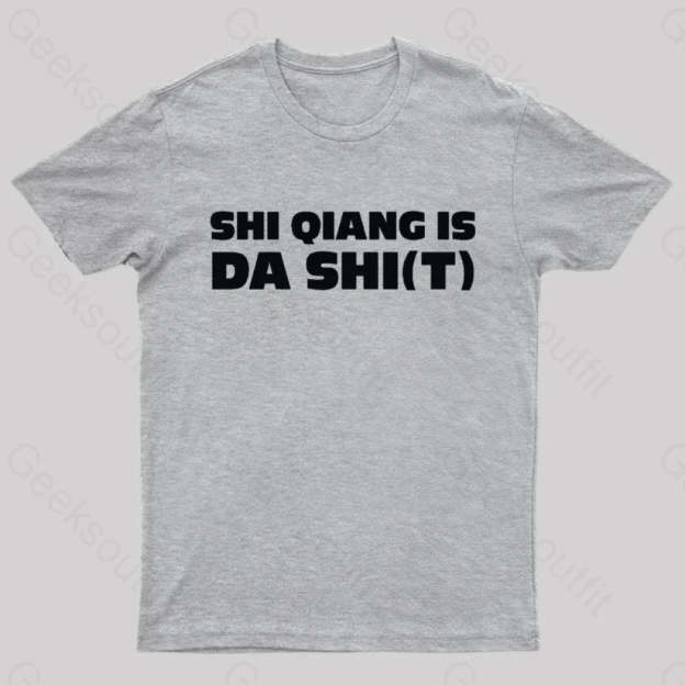 Badass Detective Nerd T-Shirt Grey / S