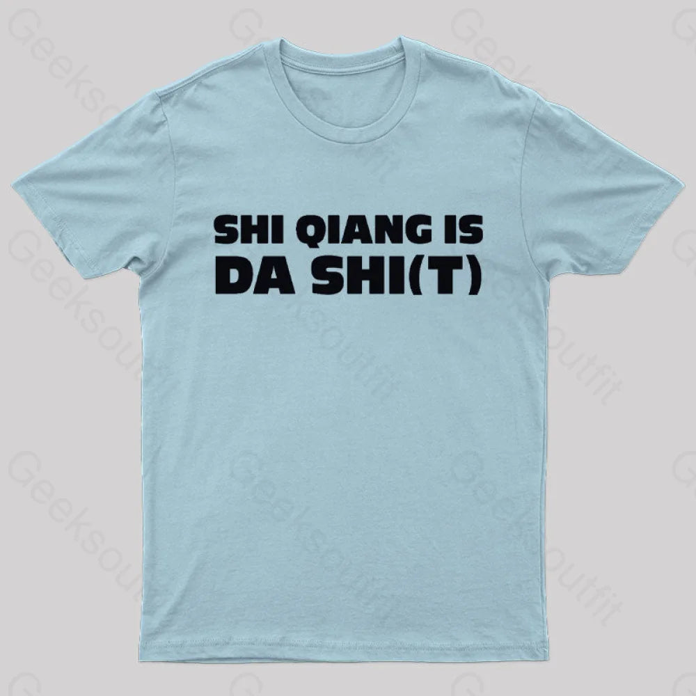 Badass Detective Nerd T-Shirt Light Blue / S