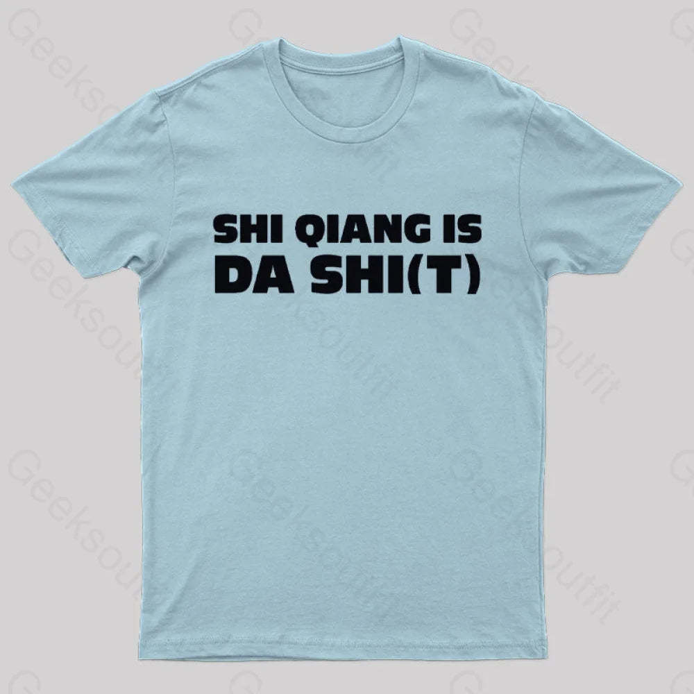 Badass Detective Nerd T-Shirt Light Blue / S