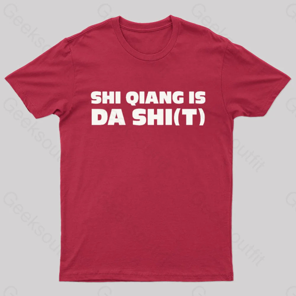 Badass Detective Nerd T-Shirt Red / S