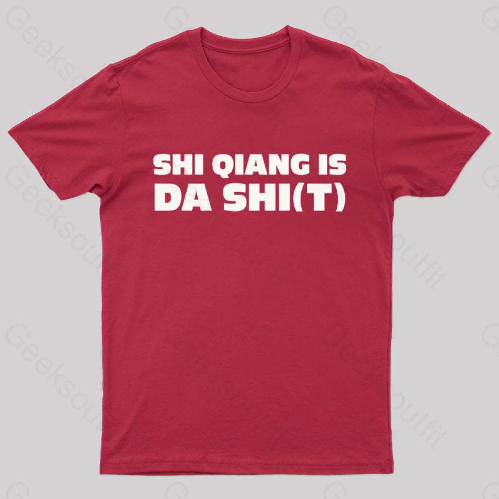 Badass Detective Nerd T-Shirt Red / S