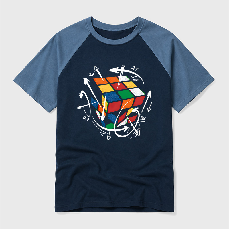 The Cube's Formula Geek Retro Raglan T-Shirt