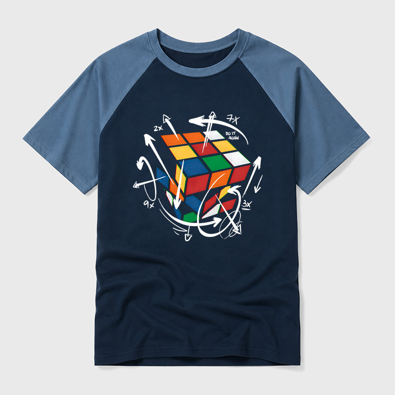 The Cube's Formula Geek Retro Raglan T-Shirt