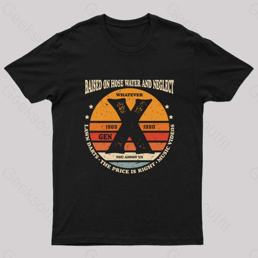 Balsed On Hose Water And Neglect T-Shirt Black / S