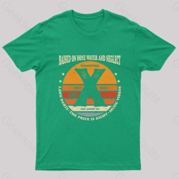Balsed On Hose Water And Neglect T-Shirt Green / S