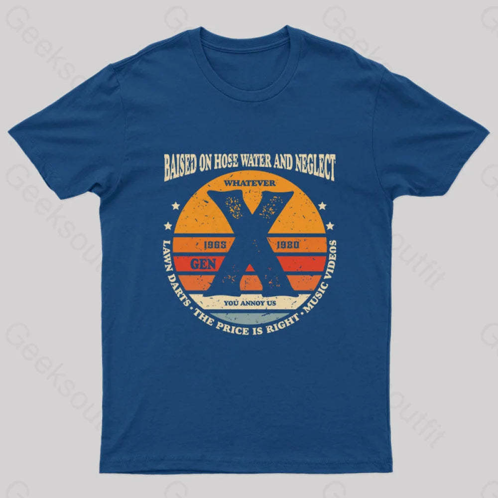 Balsed On Hose Water And Neglect T-Shirt Navy / S