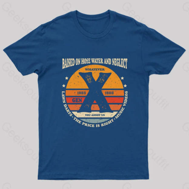 Balsed On Hose Water And Neglect T-Shirt Navy / S