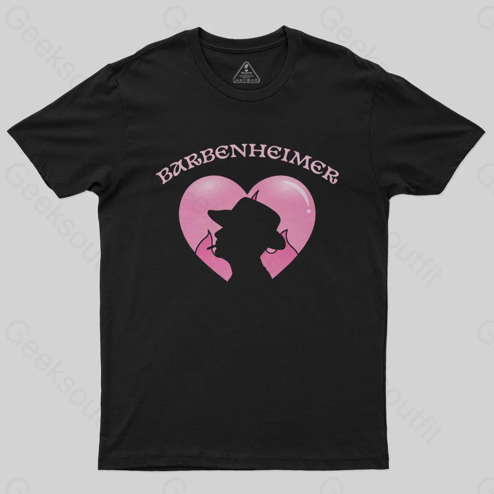 Barbenheimer - Pink T-shirt - Geeksoutfit