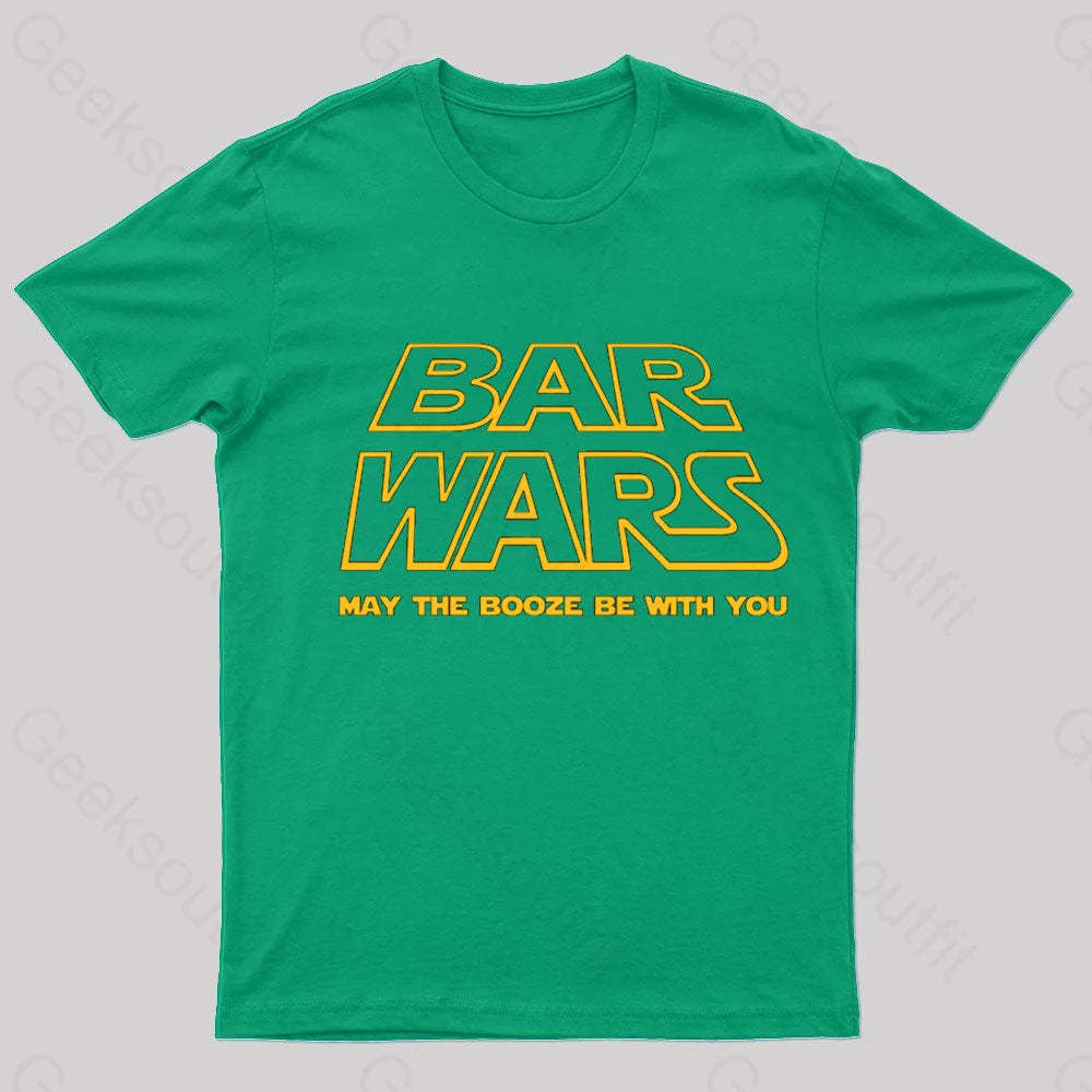 Bars Wars Nerd T-Shirt Green / S