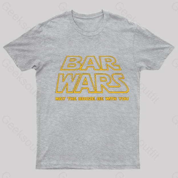 Bars Wars Nerd T-Shirt Grey / S