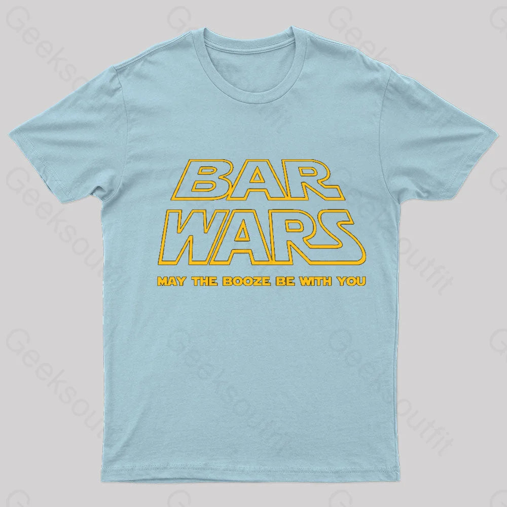 Bars Wars Nerd T-Shirt Light Blue / S