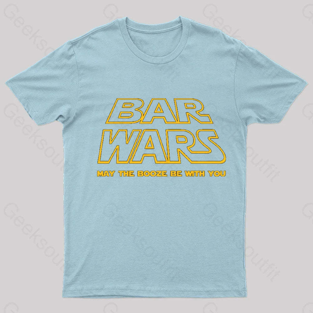 Bars Wars Nerd T-Shirt Light Blue / S