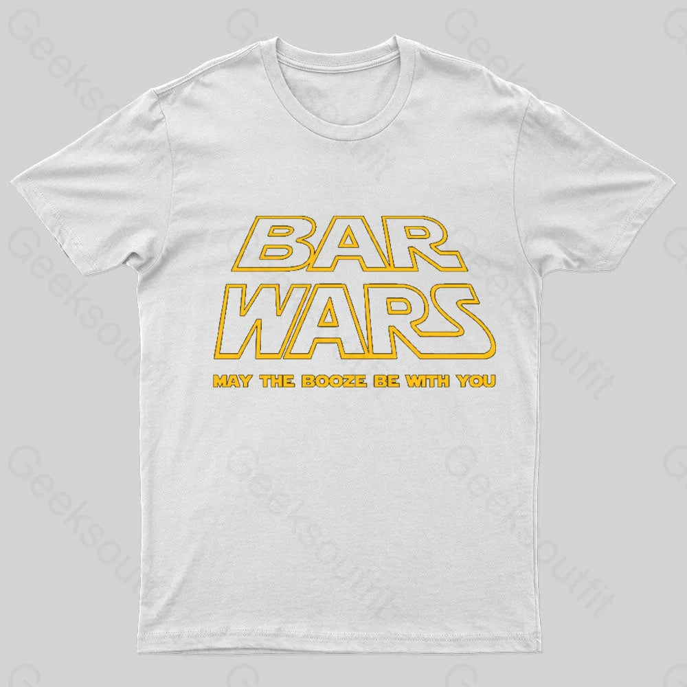 Bars Wars Nerd T-Shirt White / S