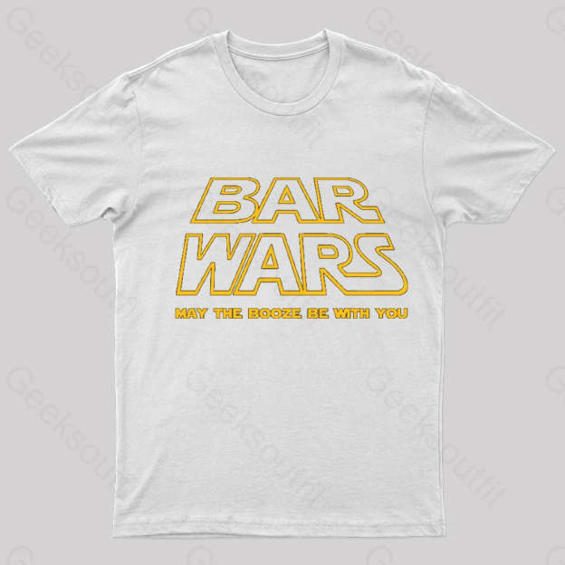 Bars Wars Nerd T-Shirt White / S