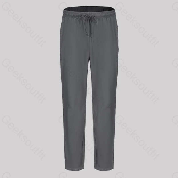 Basic Ultra-Thin Breathable Straight Geek Trousers Gray / M